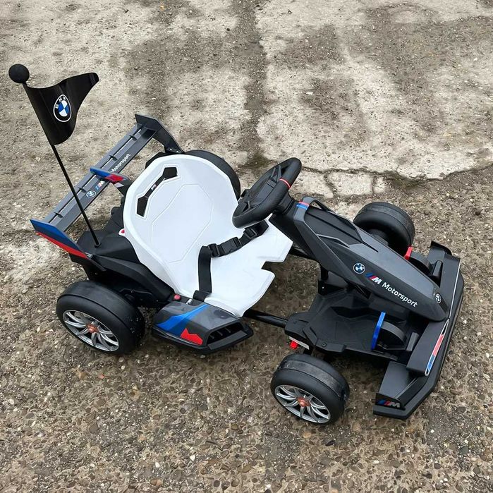 Kart electric cu functie Drift, BMW Motosport 2x 250W, 24V #Grey
