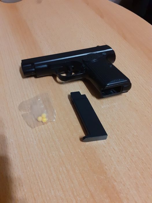 Пистолет детский металл