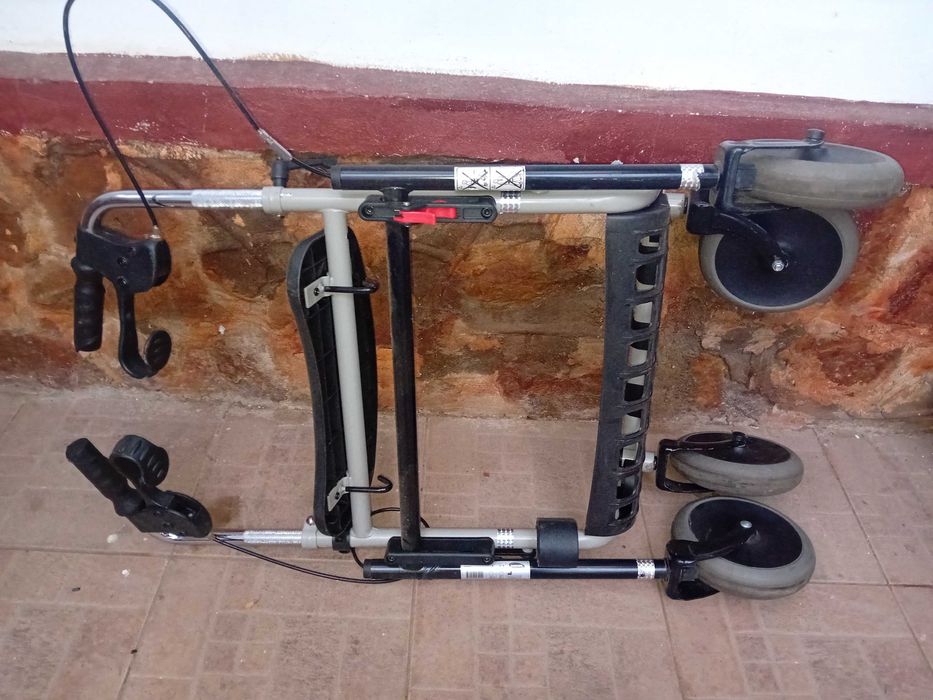 Cadru de mers pe roti gri 1