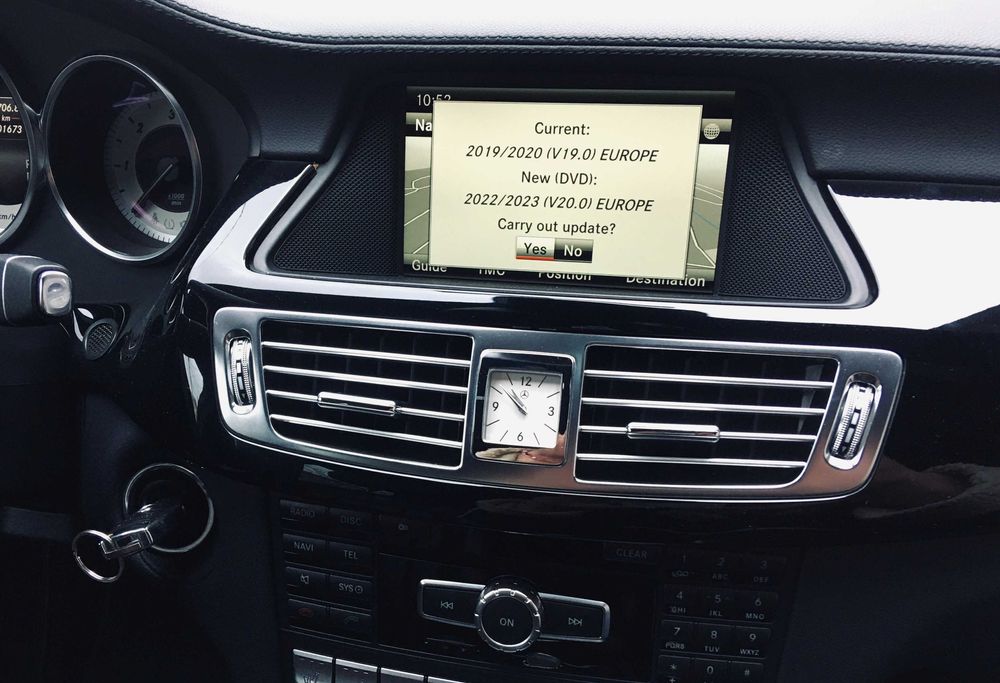 Mercedes Pin Cod Comand NTG4.5/4.7 Навигационен Ъпдейт Hu45 Hu47 Map