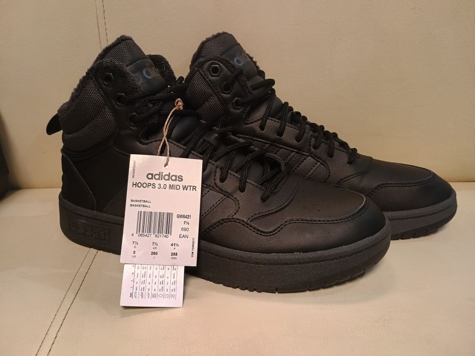 Adidas Hoops 3.0 Mid WTR мъжки зимни кецове 41 1/3