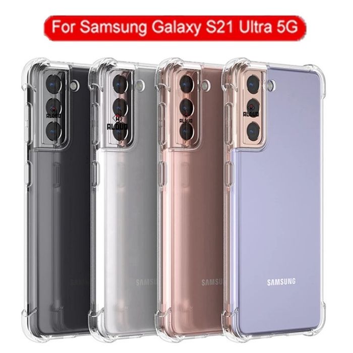 Samsung S21 S22 S23 S24 S25 Husa Silicon Transparenta Anti Soc Protect
