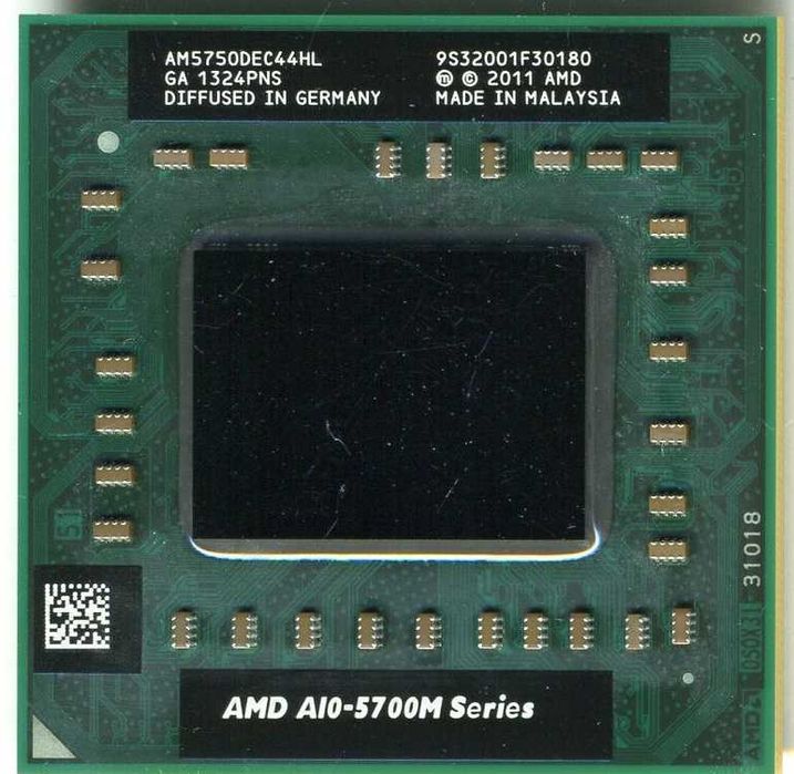 Procesor laptop 4 core AMD A10-5750M - AM5750DEC44HL soket FS1