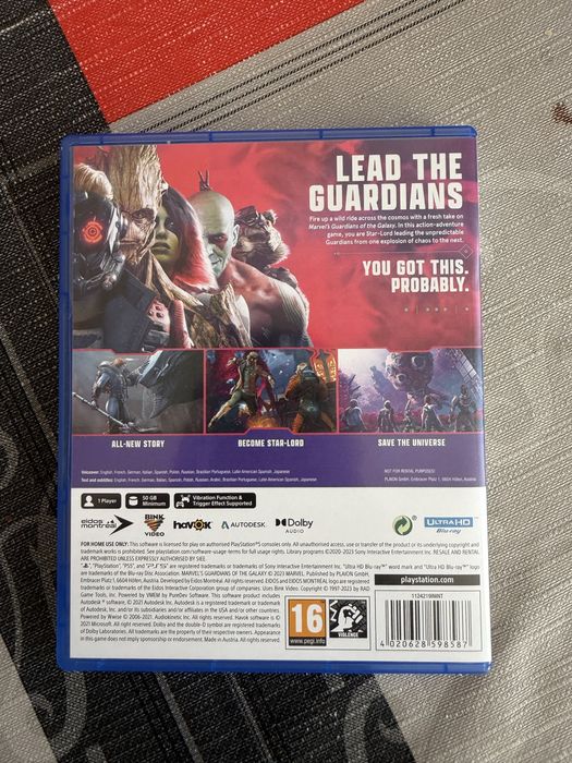 Guardians of the galaxy ps5