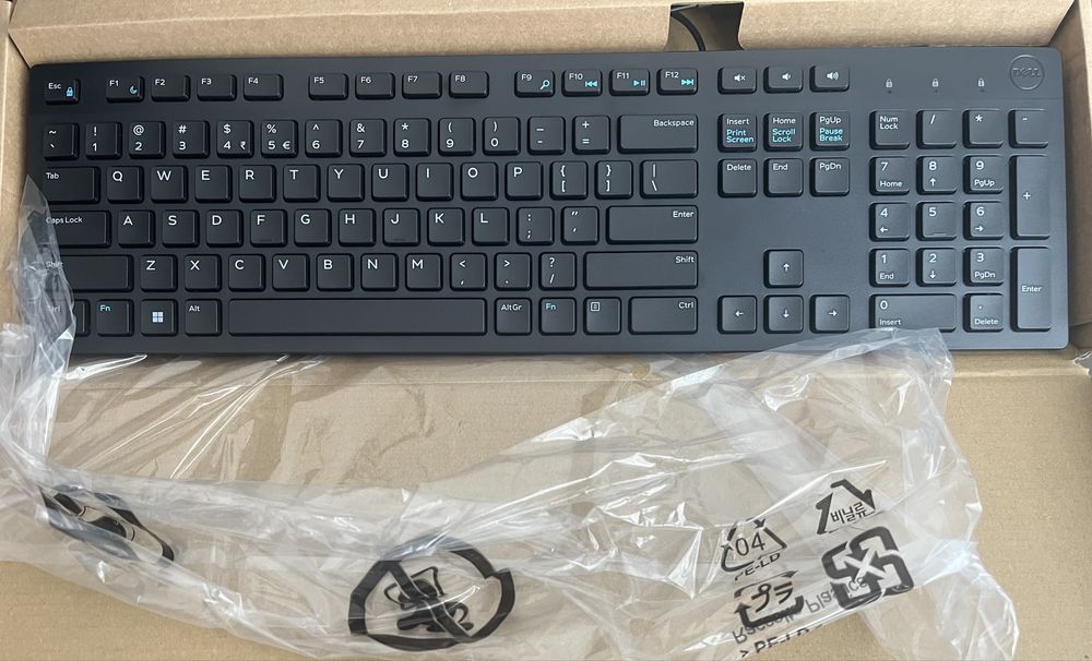 Tastatură cu fir, USB, Dell KB216 nouă!