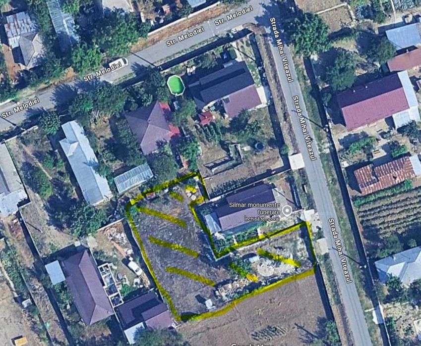 Teren 800 mp construcții – utilități complete, aproape de București