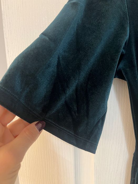 Зелена рокля, кадифе Reserved M, нова