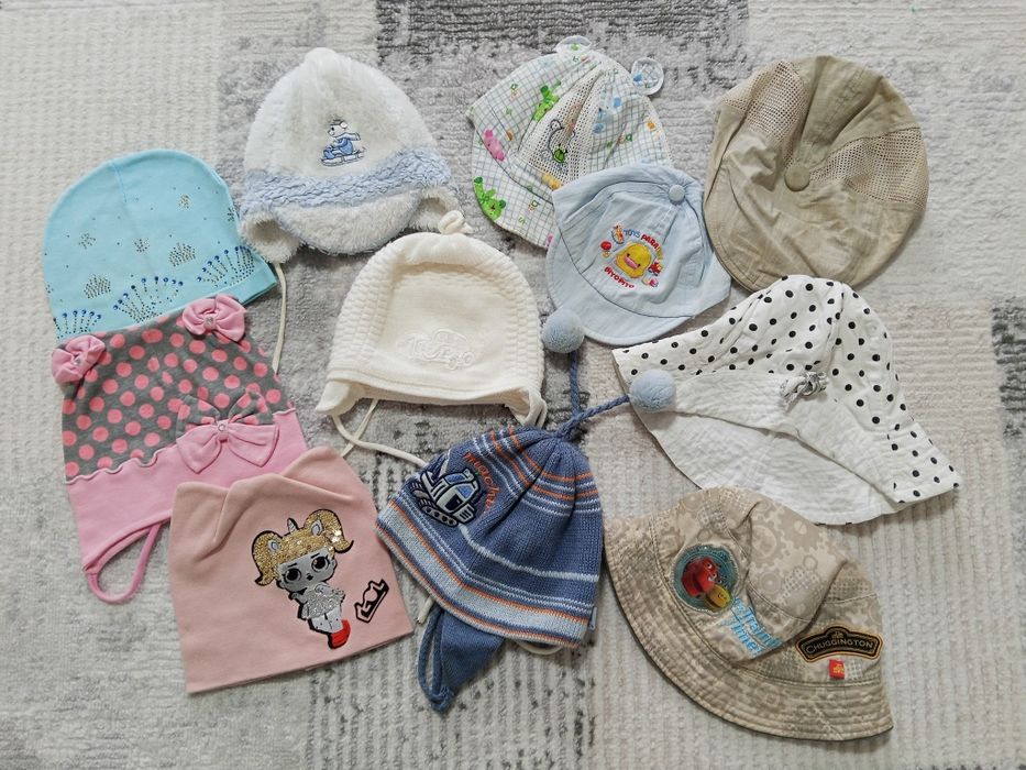 Шапочки, панамки