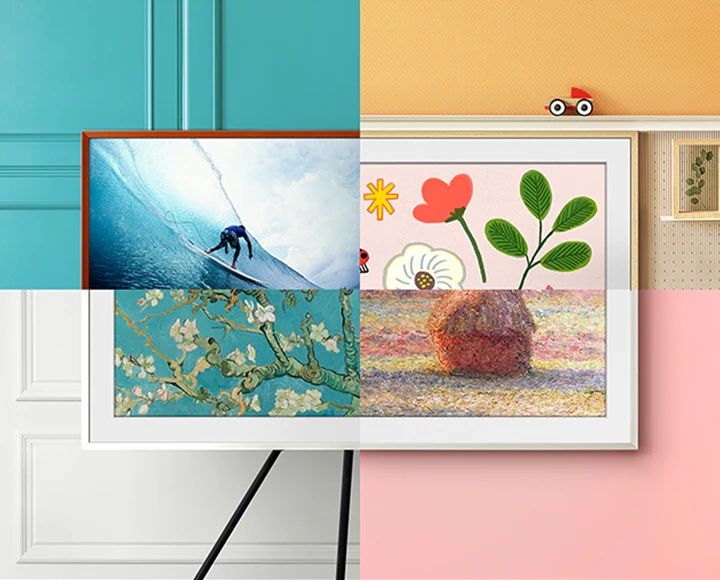 Телевизор Samsung The Frame 65LS03 " QLED D/F 4K UHD Smart Tv 120 Гц