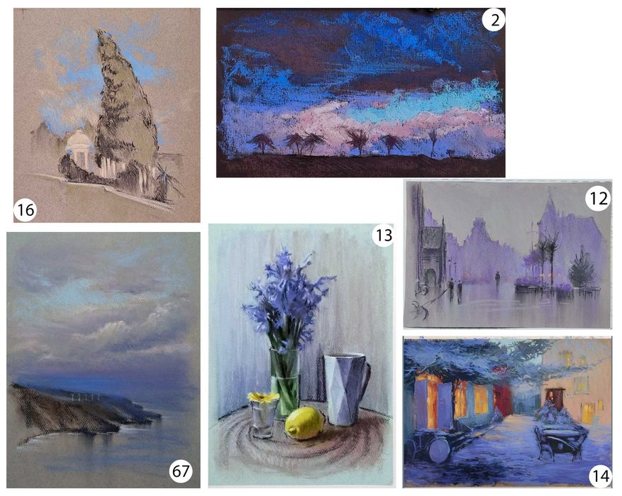 Картины пастелью