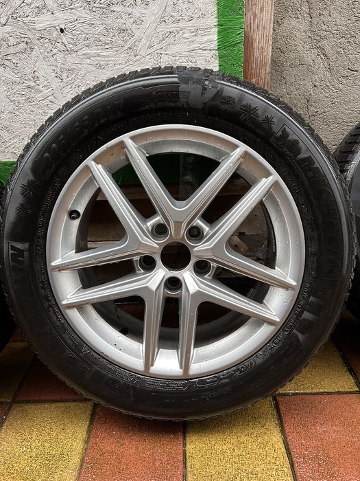 Jante cu anvelope iarna 225/55/r17 5x112