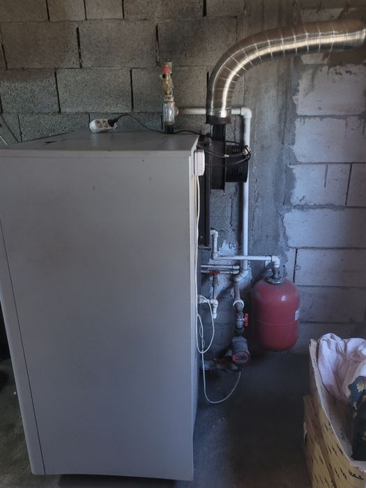 Centrala peleti sau lemne  combo Abc  de 40 kw