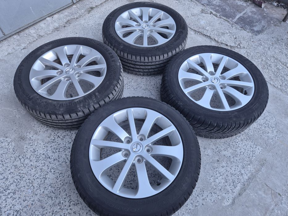 5х114.3/16 с гуми Мазда Рено Дачия 5x114,3/16 Mazda Kia Toyota  Honda