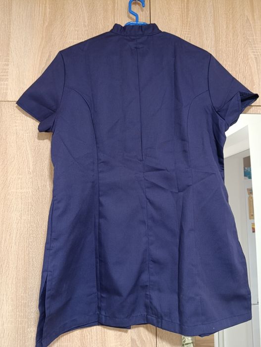 Halat bucătar/cosmetician/ ospătar damă albastru închis 46