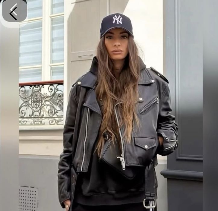 Zara,Bershka ,Pull and Bear leather яке