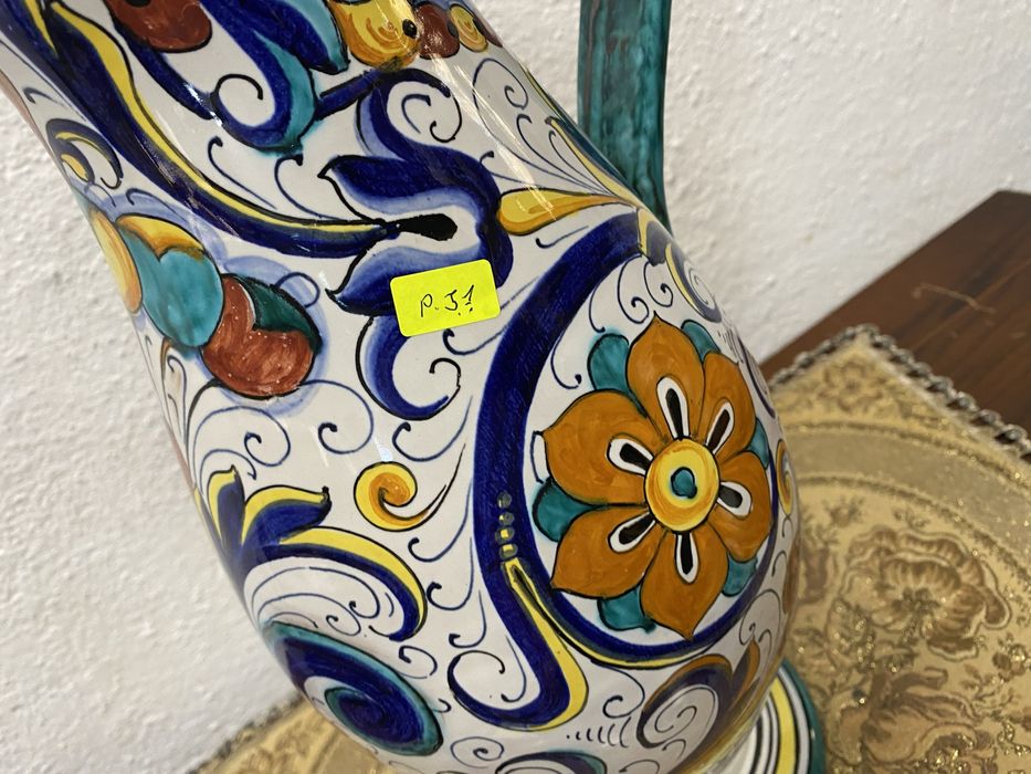 Голяма италианска порцеланова ваза