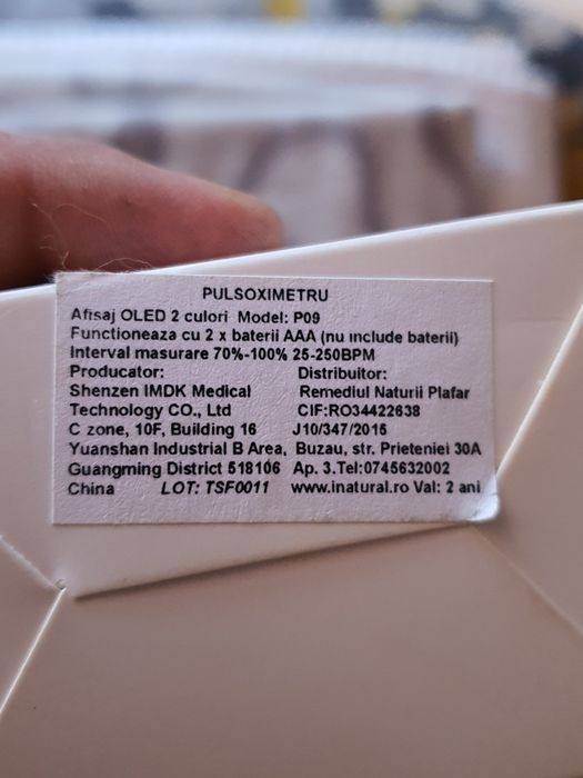 pulsoximetru nou