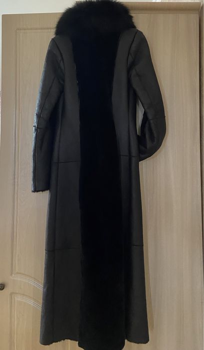 Дубленка кожа, ворот писец