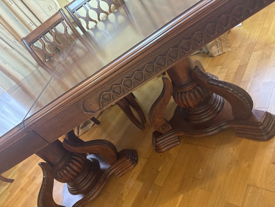 Стол обеденный, чистое дерево