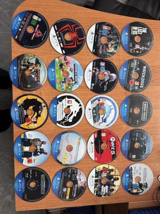 Продам Диски на PLAYSTATION 4-5