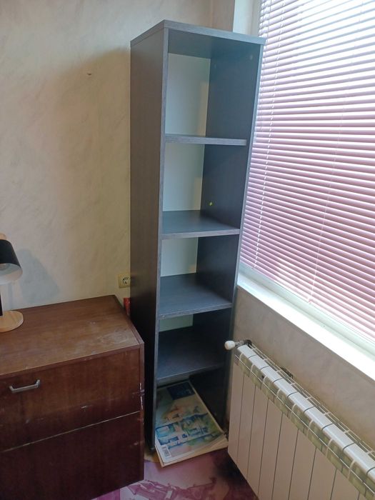 етажерка пдч, цвят скандинавски дъб, размери 186х40х40 см.