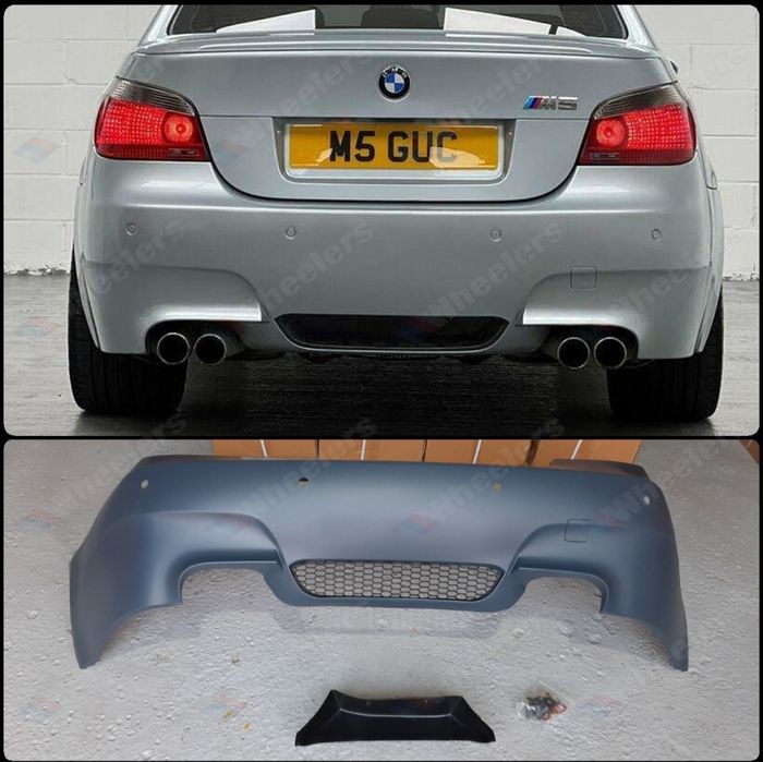 Задний М бампер M5 Look на БМВ Е60