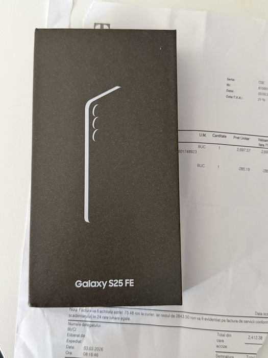 Samsung Galaxy S25FE - sigilat -2 ani Garantie