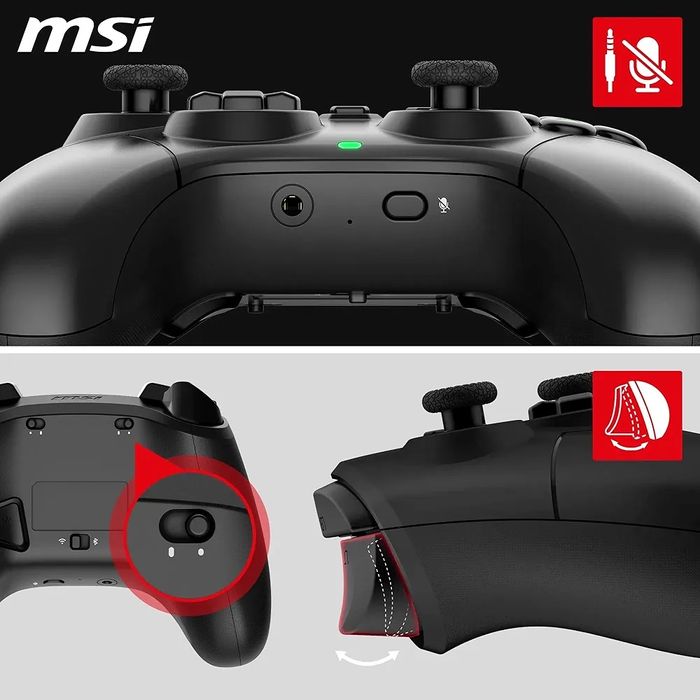Controler de jocuri MSI FORCE GC300, Negru
