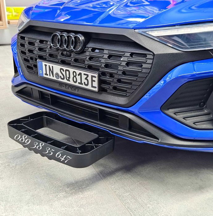 ПРОМОЦИЯ!НОВО!Акумулаторен джип Audi SQ8 BLUE с 12V батерия,EVA гуми