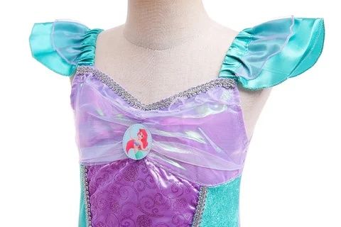 Блестяща рокля на Ариел + подарък КОРОНА!