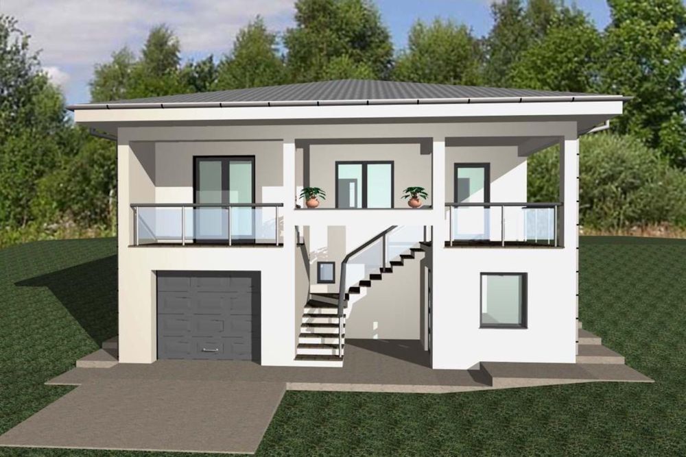 Casa de vânzare construita pe demisol+parter