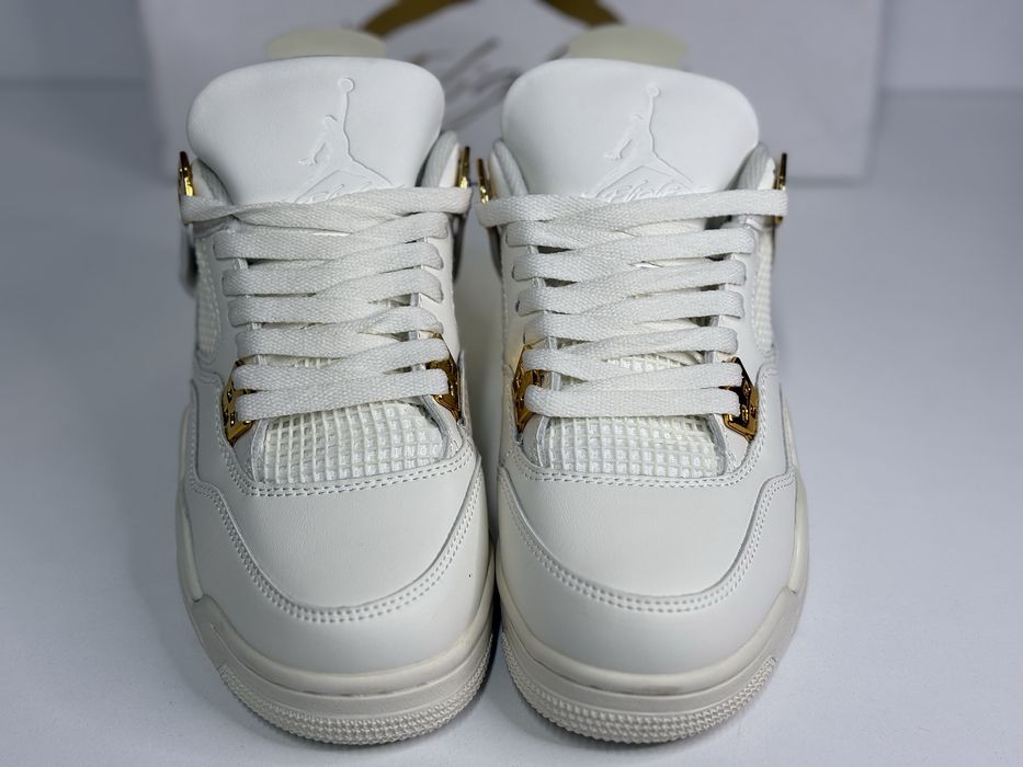 Jordan 4 Retro Sail Metallic Gold 36-38