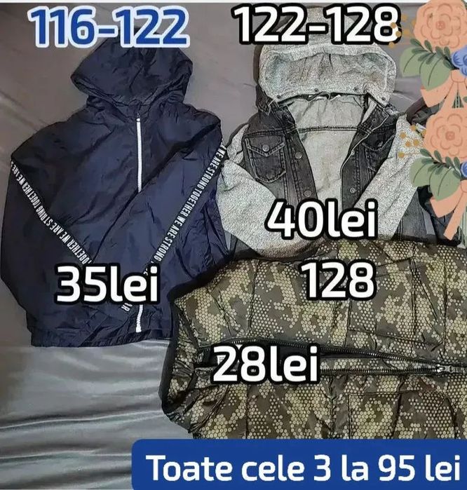Incălțăminte noua mărime 33 și loturi hăinuțe 128-134 ,7-8 ani și 6-7 ani+ gecute