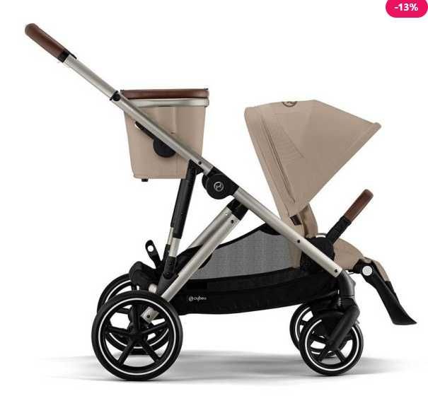 Бебешка количка за близнаци Cybex Gazelle S, шаси Taupe