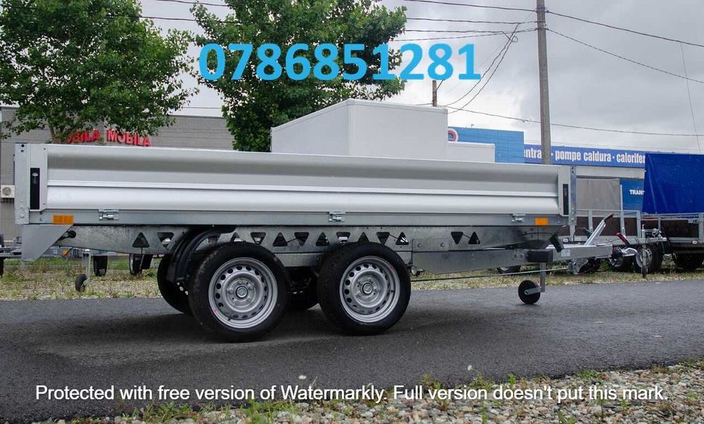 Remorca Marfa Cargo Transport Dublu Ax Apicola 2000 kg Oferta 300X1600