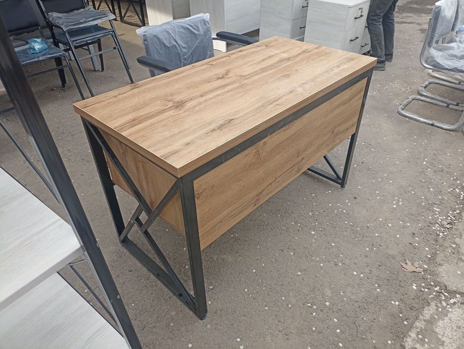 Стол лофт с тумбой