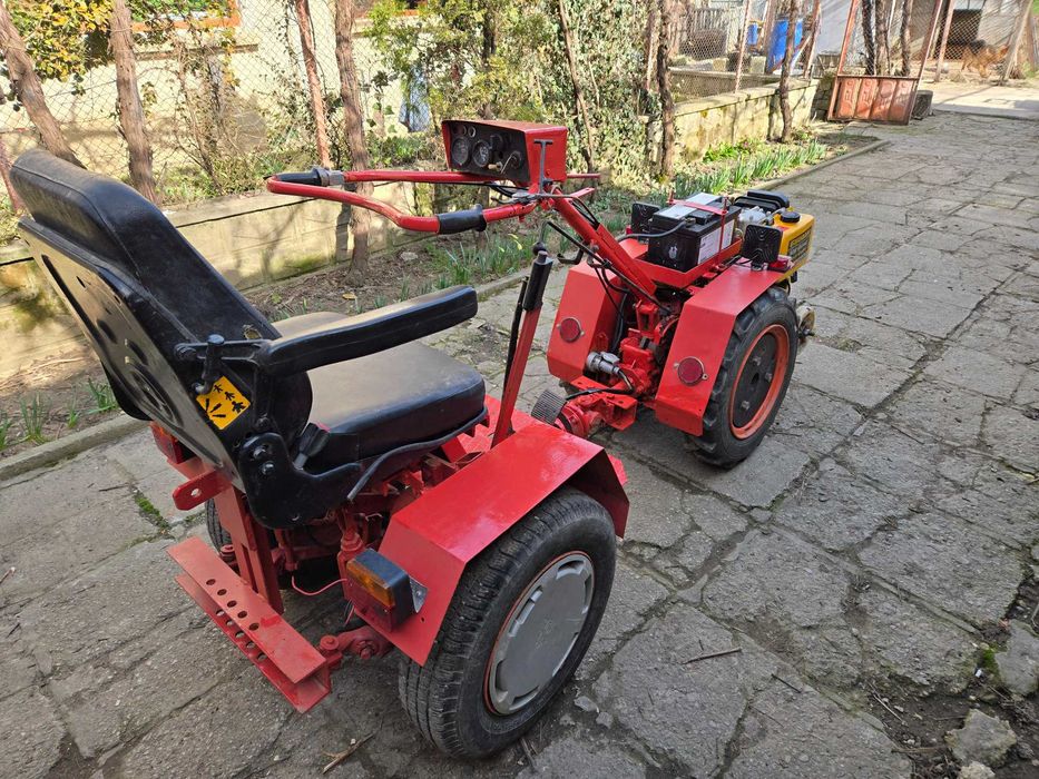 Мотоблок с адаптер