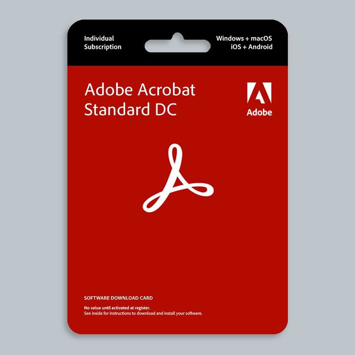 Adobe Acrobat Standard | 3 și 6 luni cadou