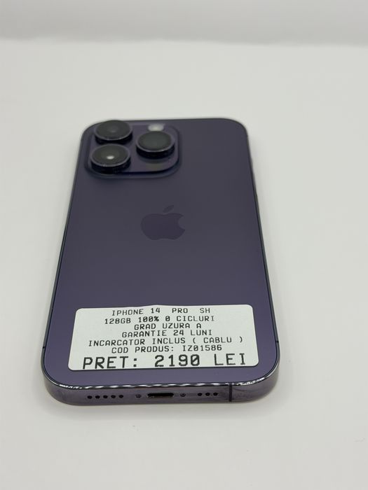 Iphone 14 Pro 128GB 100% Garantie Rate BuyBack - zonemag.ro