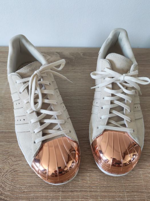 Adidas Superstar 80s Metal Toe S75057 | Piele întoarsă | Mărimea 41 1/3