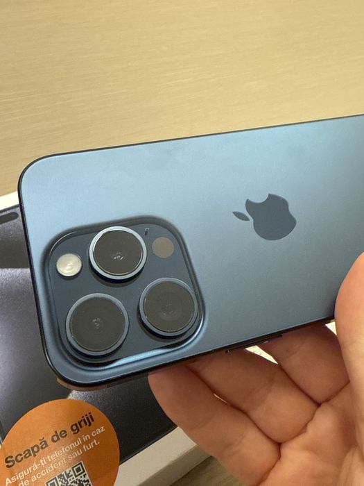 Iphone 15 pro 128Gb, folie, garantie