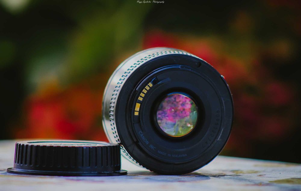 Obiectiv Canon Full Frame Ef 50 mm 1.8 cu Filtru Uv .
