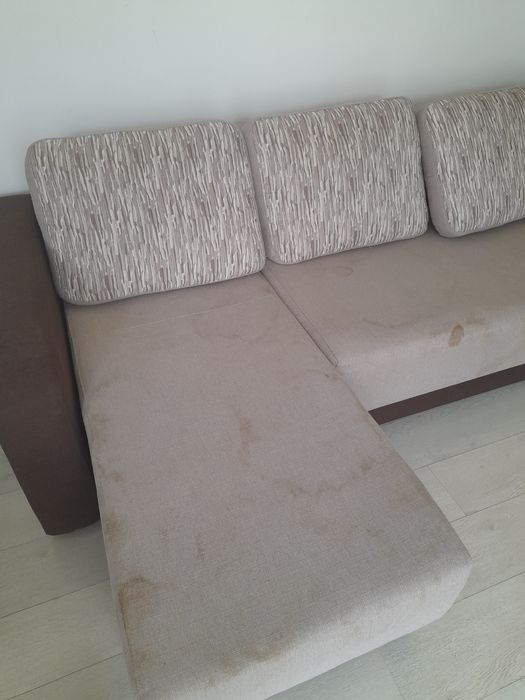 Vand canapea extensibila cu coltar depozitare