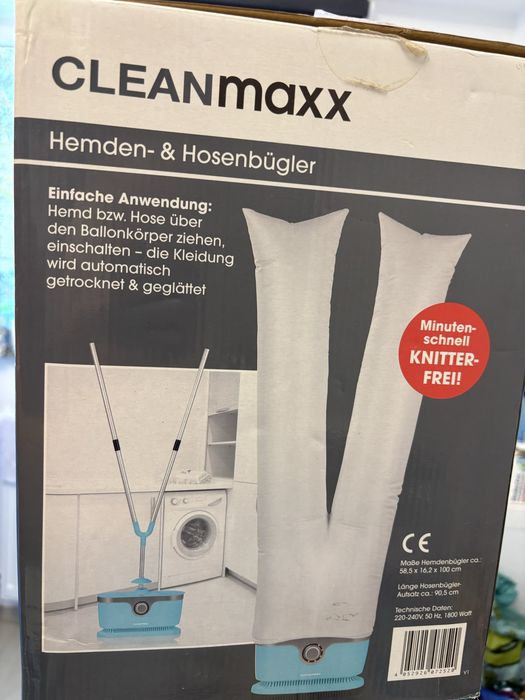 Aparat de uscat si calcat haine CleanMAXX