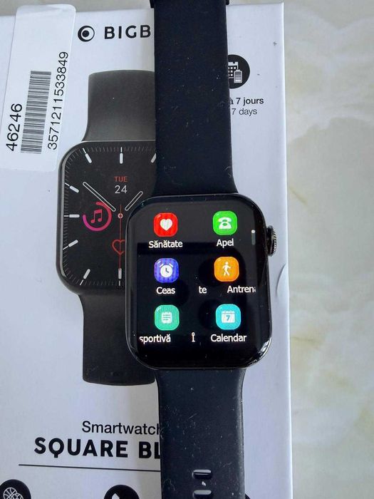 Smartwatch BigBen SquareBlack