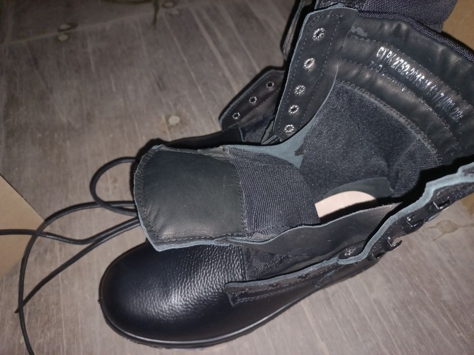 Кожанные летние берцы