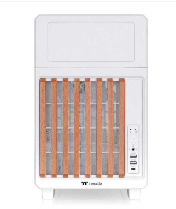 Компютърна кутия Thermaltake TR200 WS Wood Еdition BLACK/WHITE