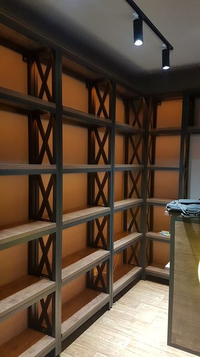 Лофт мебель стеллажи шкафы столы Офисная мебель каркасная