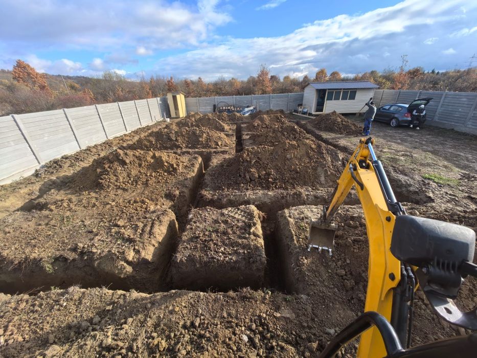 Miniexcavator de închiriat