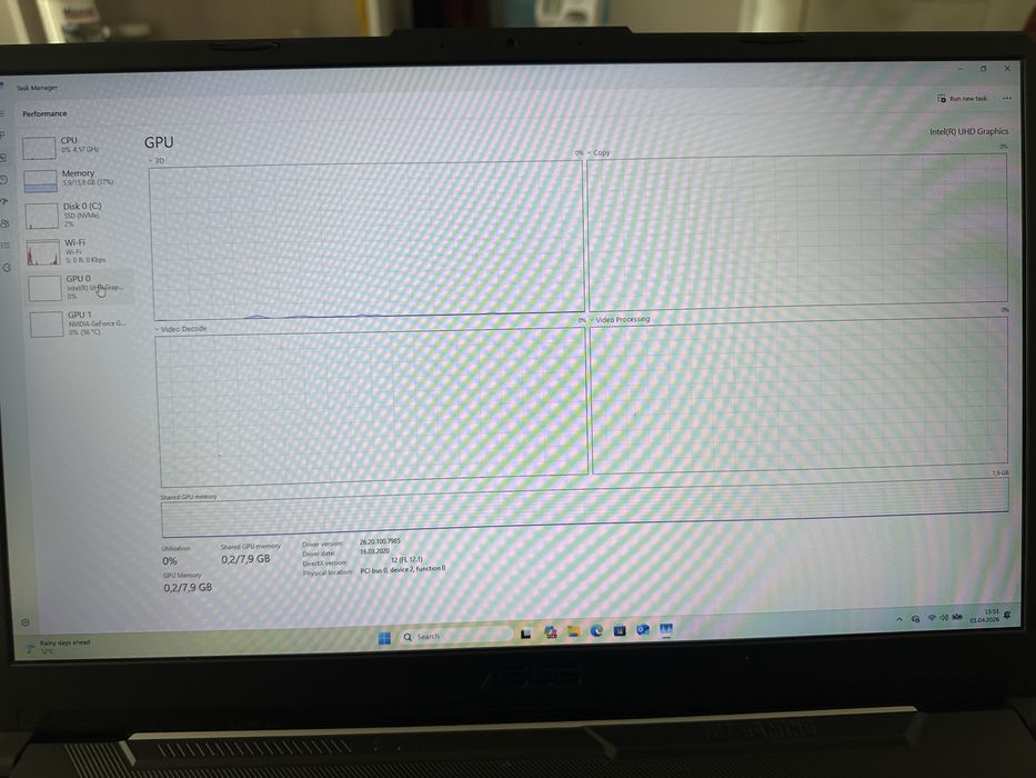 ASUS TUF Gaming F17 – i7 / 16GB / SSD / GTX 1650 Ti / Full HD 144Hz